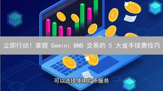 立即行动！掌握 Gemini BNB 交易的 5 大省手续费技巧