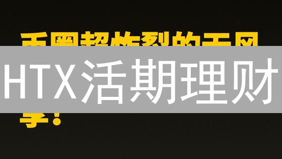 HTX活期理财：稳健增收 or 风险博弈？爱好者必看！