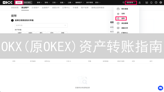 OKX(原OKEX)资产转账指南：安全高效的数字资产转移方案