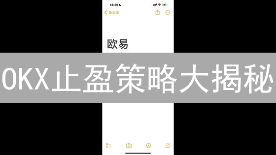 OKX止盈策略大揭秘：如何稳赚不赔？学会这几招！